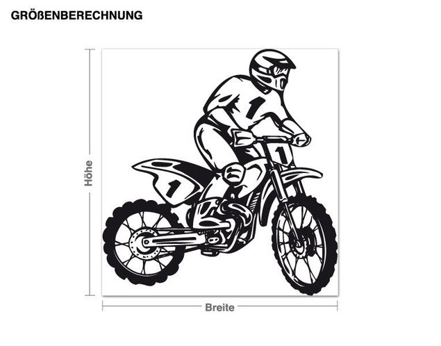 Wall stickers motocross Motorcycle Racer