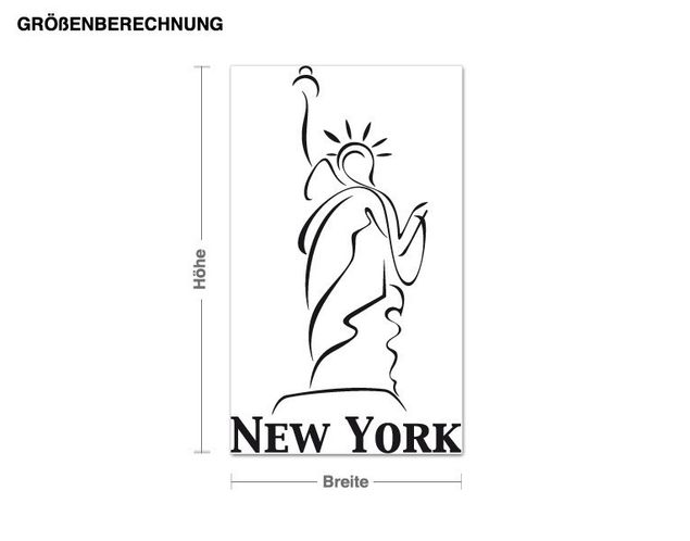 Wall stickers New York New York Statue of Liberty