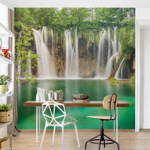 Wallpapers waterfall Waterfall Plitvice Lakes
