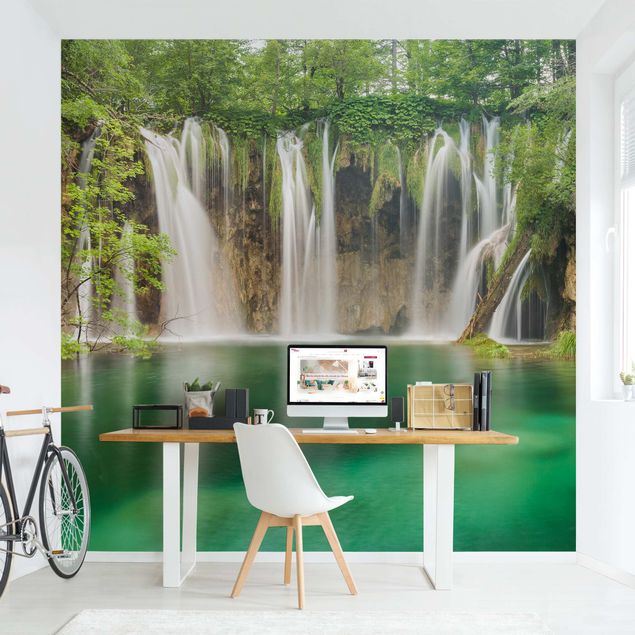Rainforest wallpaper Waterfall Plitvice Lakes