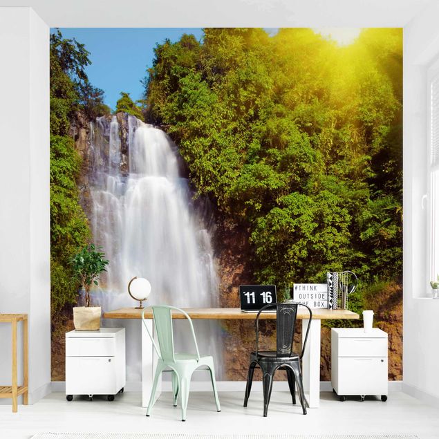 Wallpapers forest Waterfall Romance