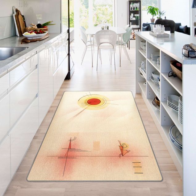 abstract area rug Wassily Kandinsky - Rays