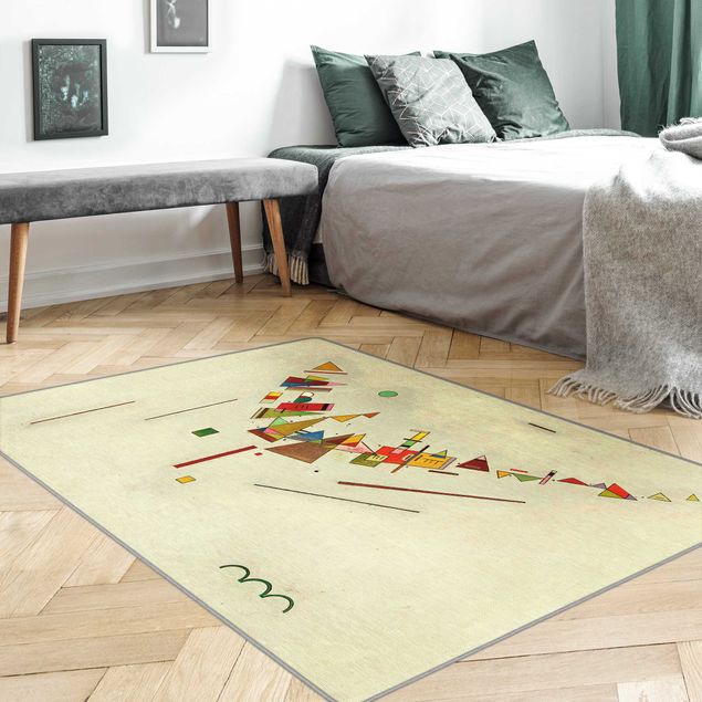 modern abstract rug Wassily Kandinsky - Angular Momentum