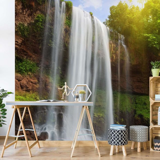 Modern wallpaper designs Waterfalls