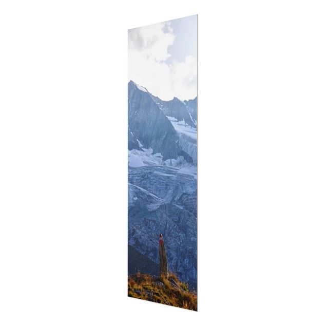 Modern art prints Marked Path In The Alps
