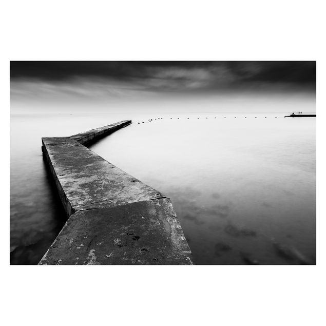 Self adhesive wallpapers Great Pier In Black And White