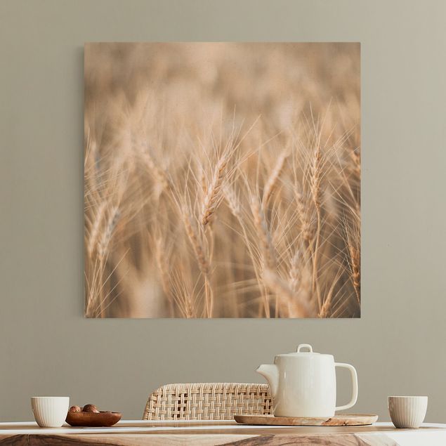 Floral canvas Wheat Field
