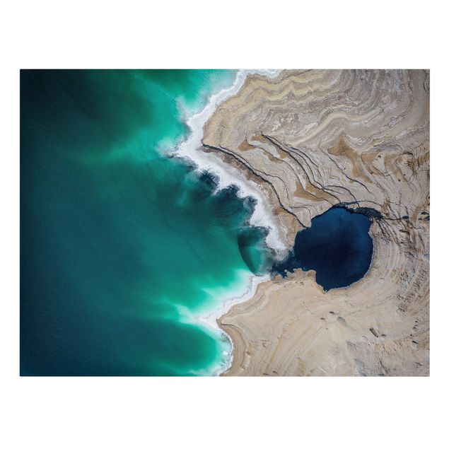 Contemporary art prints Wild Coastal Bay In Israel
