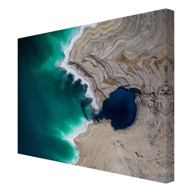 Canvas prints landscape Wild Coastal Bay In Israel