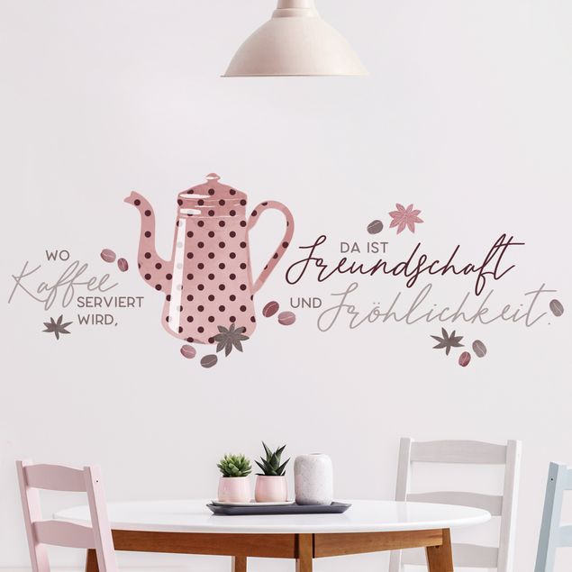 Wall stickers for cafe Where coffee is served