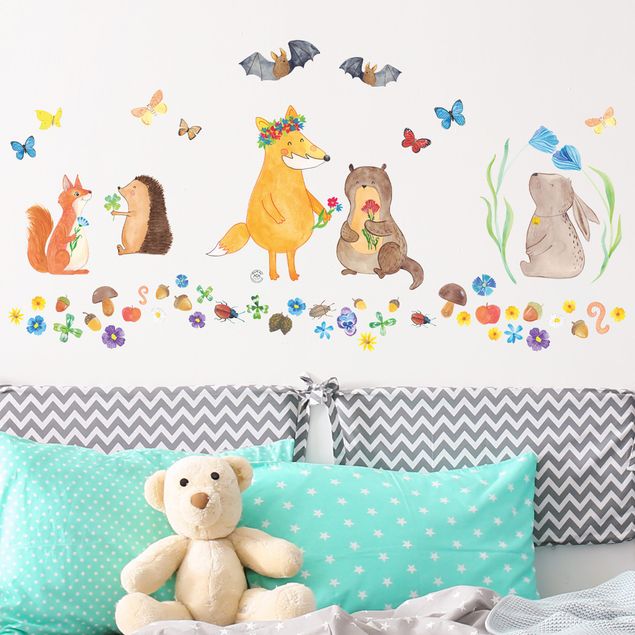 Wall stickers love Mr. & Mrs. Panda - Forest Dwellers and Little Friends