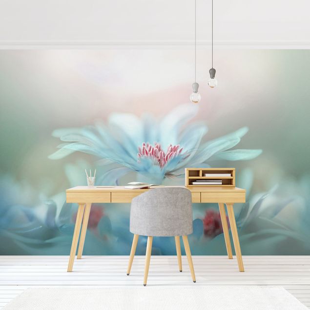 Modern wallpaper designs Delicate Flowers In Pastel