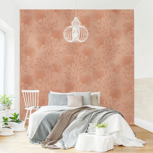 Wallpapers flower Delicate Branches In Rosé Gold