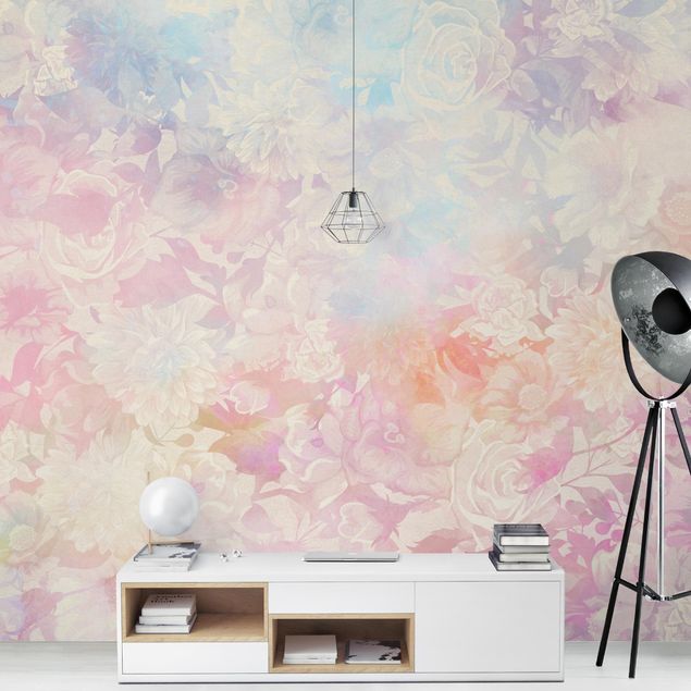 Modern wallpaper designs Delicate Blossom Dream In Pastel
