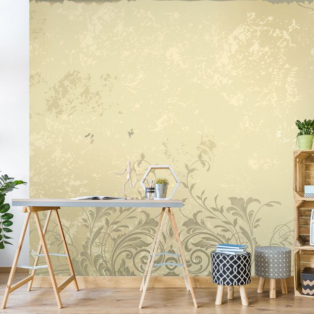 Wallpapers flower Tender Fresco