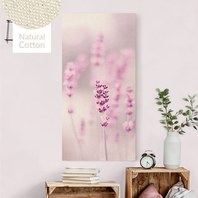 Canvas prints grasses Pale Purple Lavender