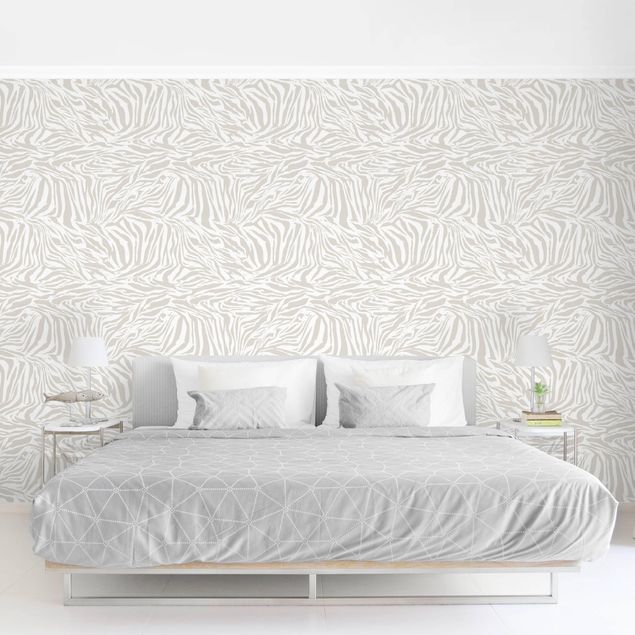 Wallpapers zebra Zebra Design Light Grey Stripe Pattern