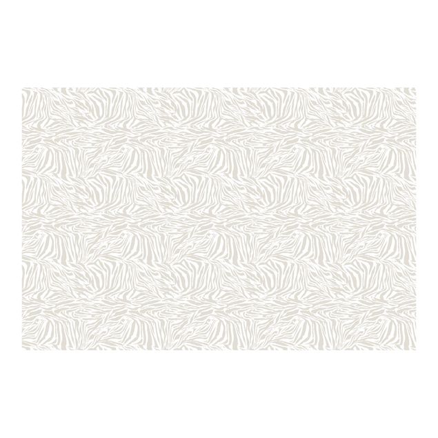 Peel and stick wallpaper Zebra Design Light Grey Stripe Pattern