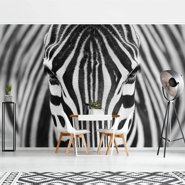 Black and white aesthetic wallpaper Zebra Look