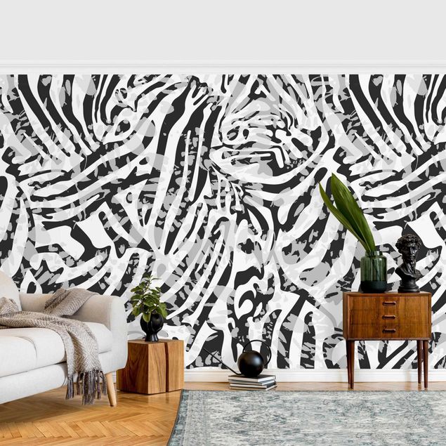 Wallpapers black and white Zebra Pattern In Shades Of Grey