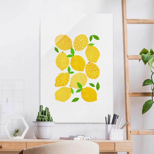 Kitchen Lemon With Dots