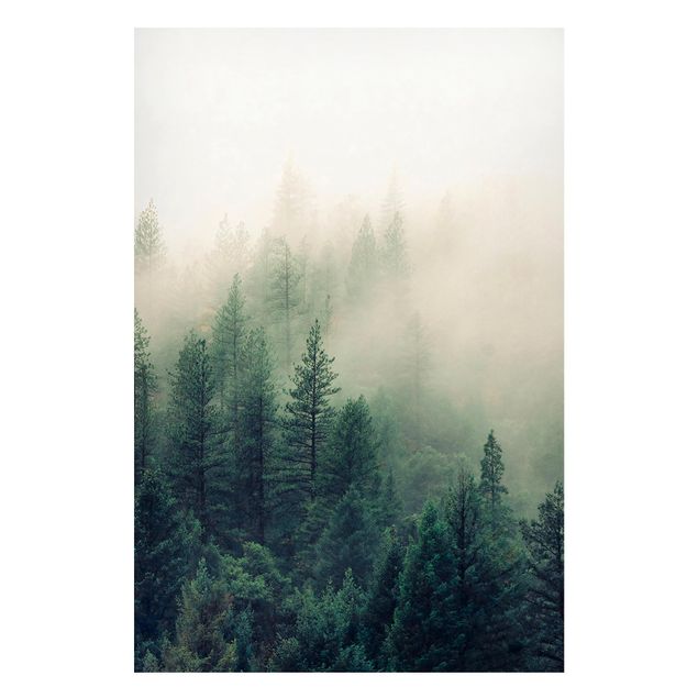 Prints landscape Foggy Forest Awakening