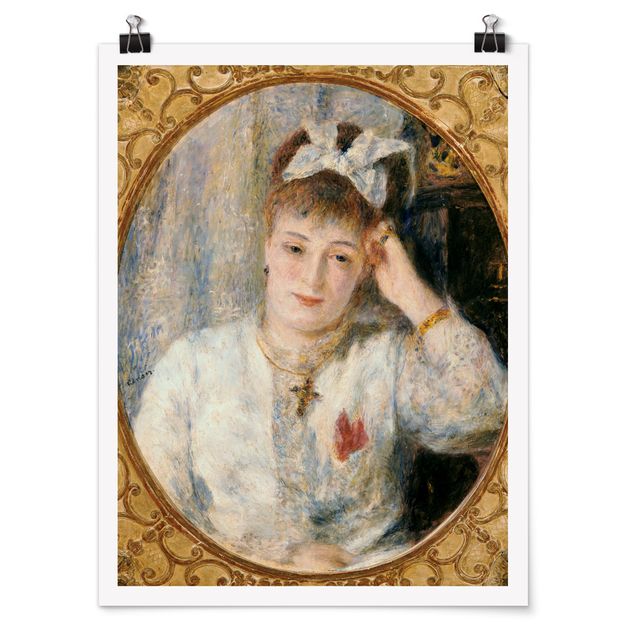 Art posters Auguste Renoir - Portrait of Marie Murer
