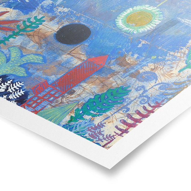 Art posters Paul Klee - Sunken Landscape