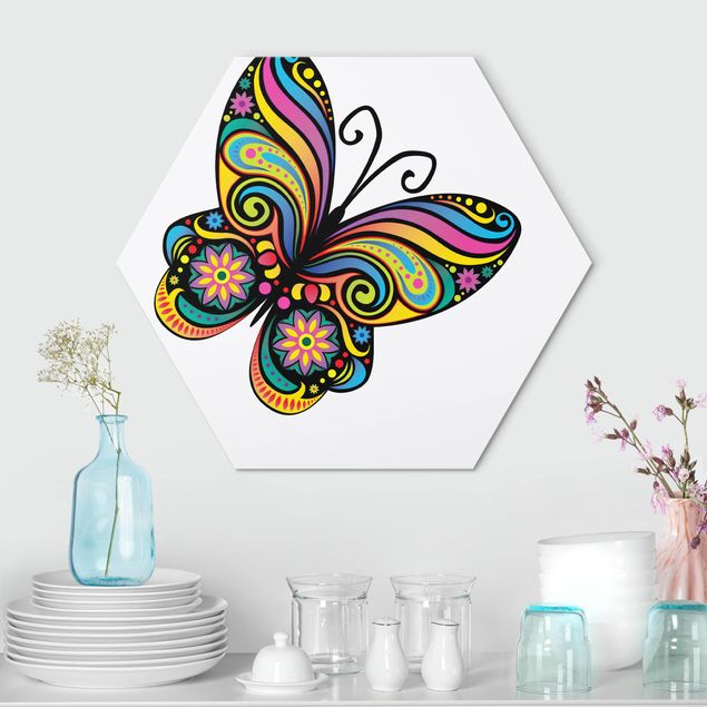 Butterfly art print No.BP22 Mandala Butterfly