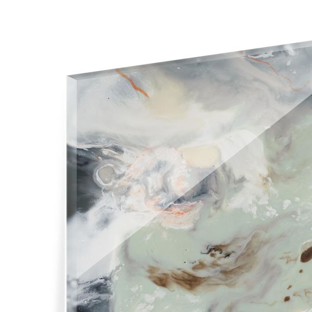 Glass Splashback - Tide With Flotsam IV - Landscape 2:3