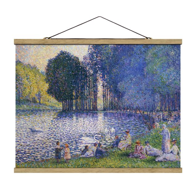 Art style Henri Edmond Cross - The Lake In The Bois De Boulogne
