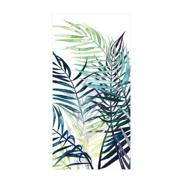 modern area rugs Exotic Foliage - Palm Tree