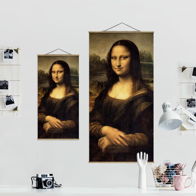 Framed portrait prints Leonardo da Vinci - Mona Lisa