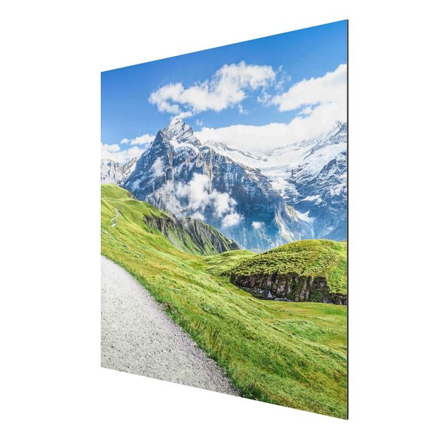 Mountain art prints Grindelwald Panorama