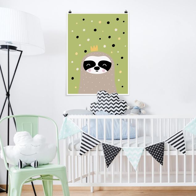 Child wall art The Most Slothful Sloth