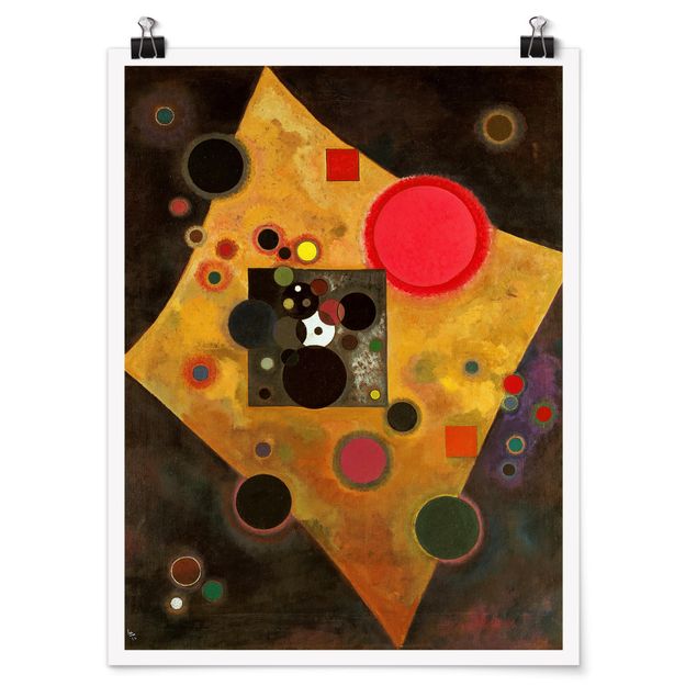 Art posters Wassily Kandinsky - Accent in Pink