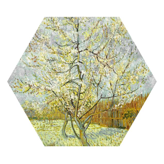 Art style Vincent van Gogh - Flowering Peach Tree