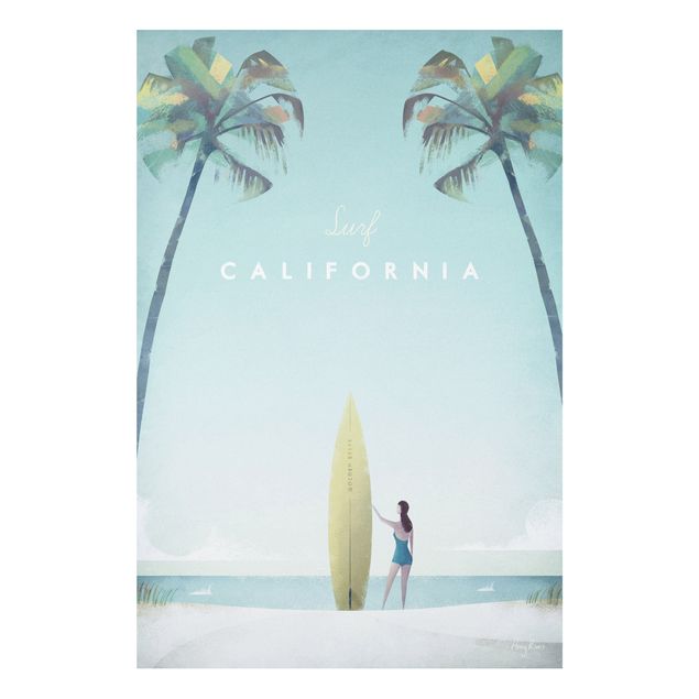 Prints landscape Travel Poster - California