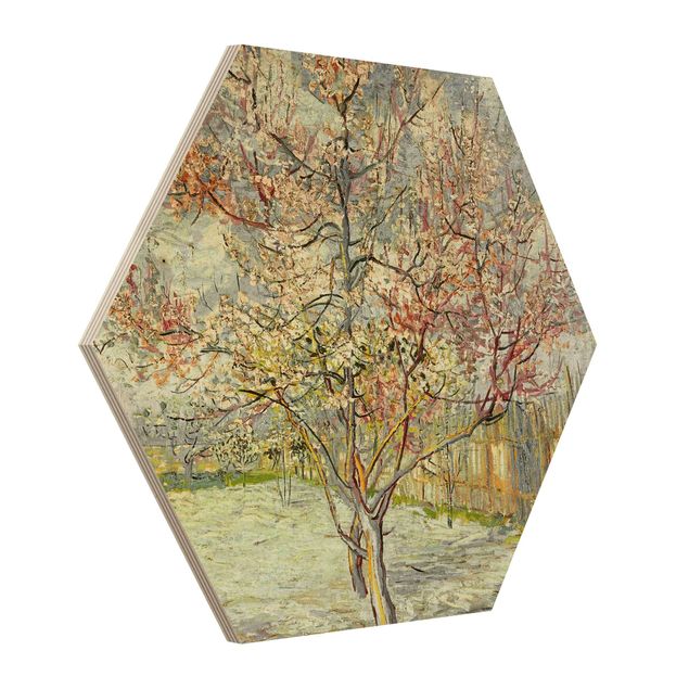 Post impressionism Vincent van Gogh - Flowering Peach Trees