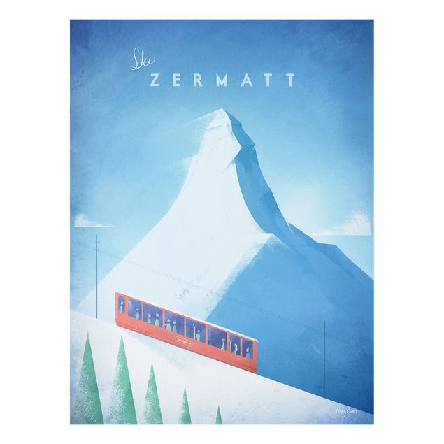 Landscape wall art Travel Poster - Zermatt