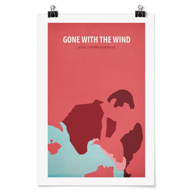 Prints modern Film Poster Gone With The Wind