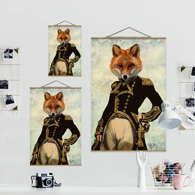 Prints Animal Portrait - Fox Admiral
