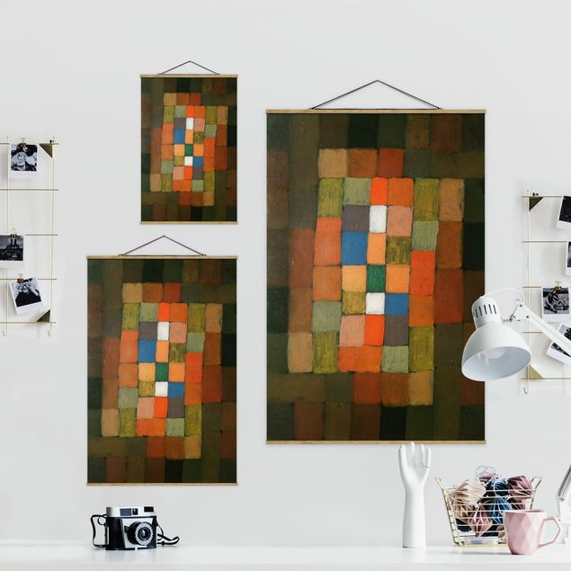 Orange print Paul Klee - Static-Dynamic Increase