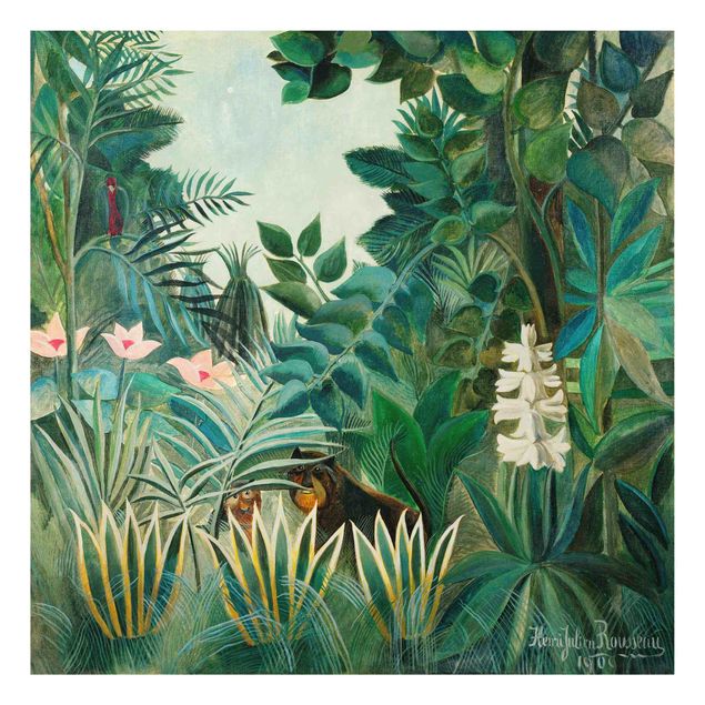 Prints landscape Henri Rousseau - The Equatorial Jungle