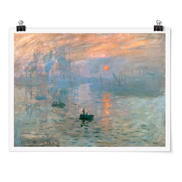 Landscape wall art Claude Monet - Impression (Sunrise)