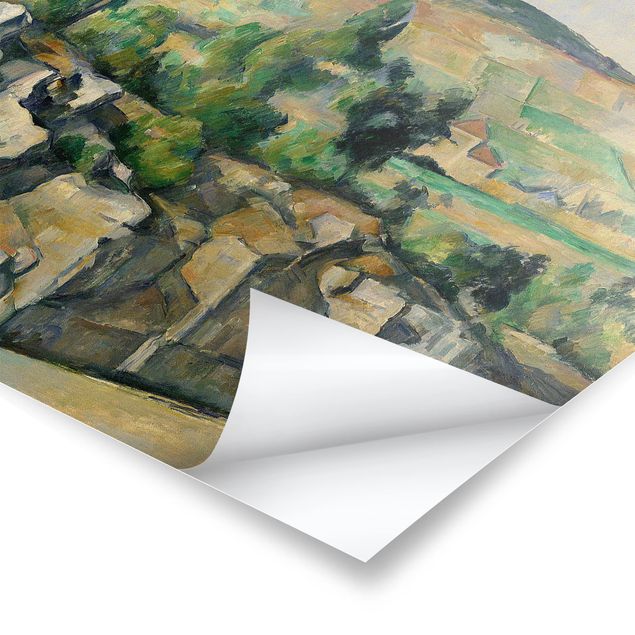 Art posters Paul Cézanne - Hillside In Provence