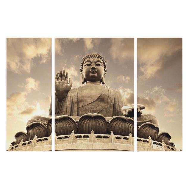 Prints Big Buddha Sepia