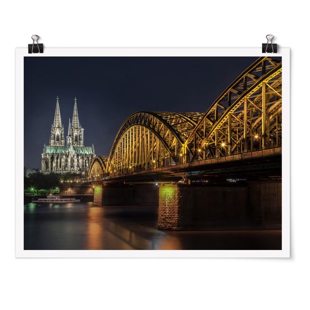 Posters architecture and skylines Cologne Cathedral