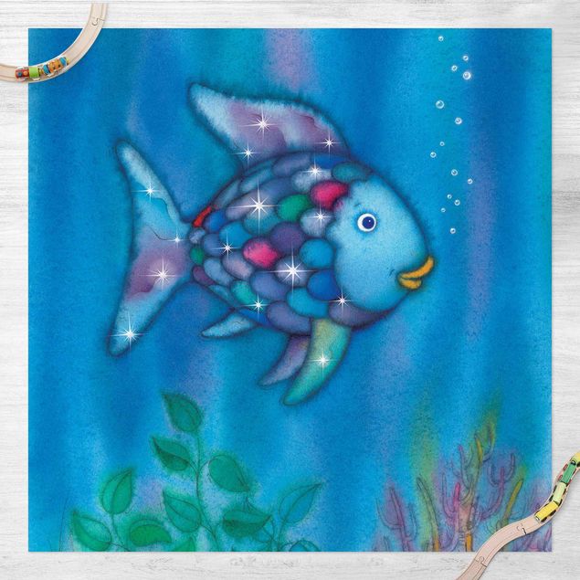 outdoor patio rugs The Rainbow Fish - Alone In The Vast Ocean