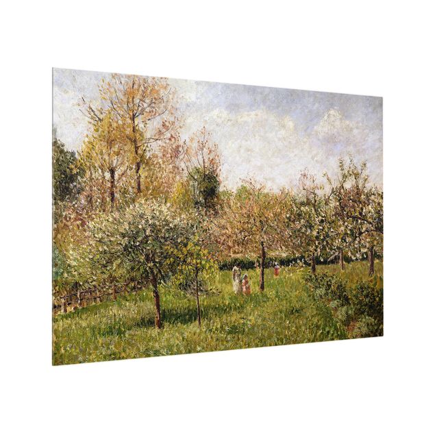 Abstract impressionism Camille Pissarro - Spring In Eragny